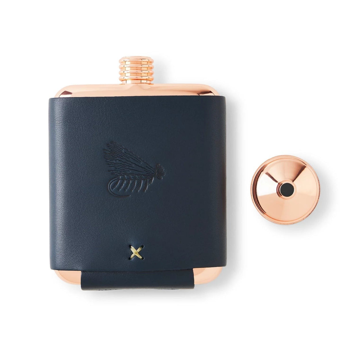 Orvis Customer Favorite -Whiskey Leatherworks Personalized Copper Flask