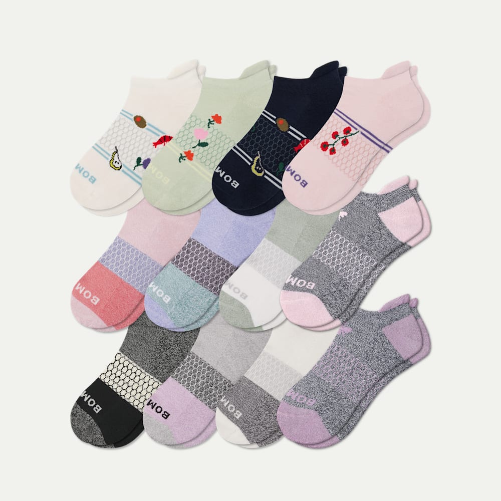 Women's Ankle Sock 12-Pack - Pink Originals Mix L