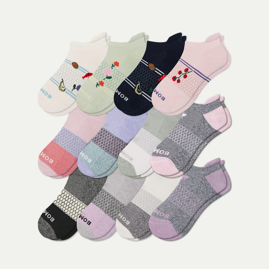 Women's Ankle Sock 12-Pack - Pink Originals Mix L