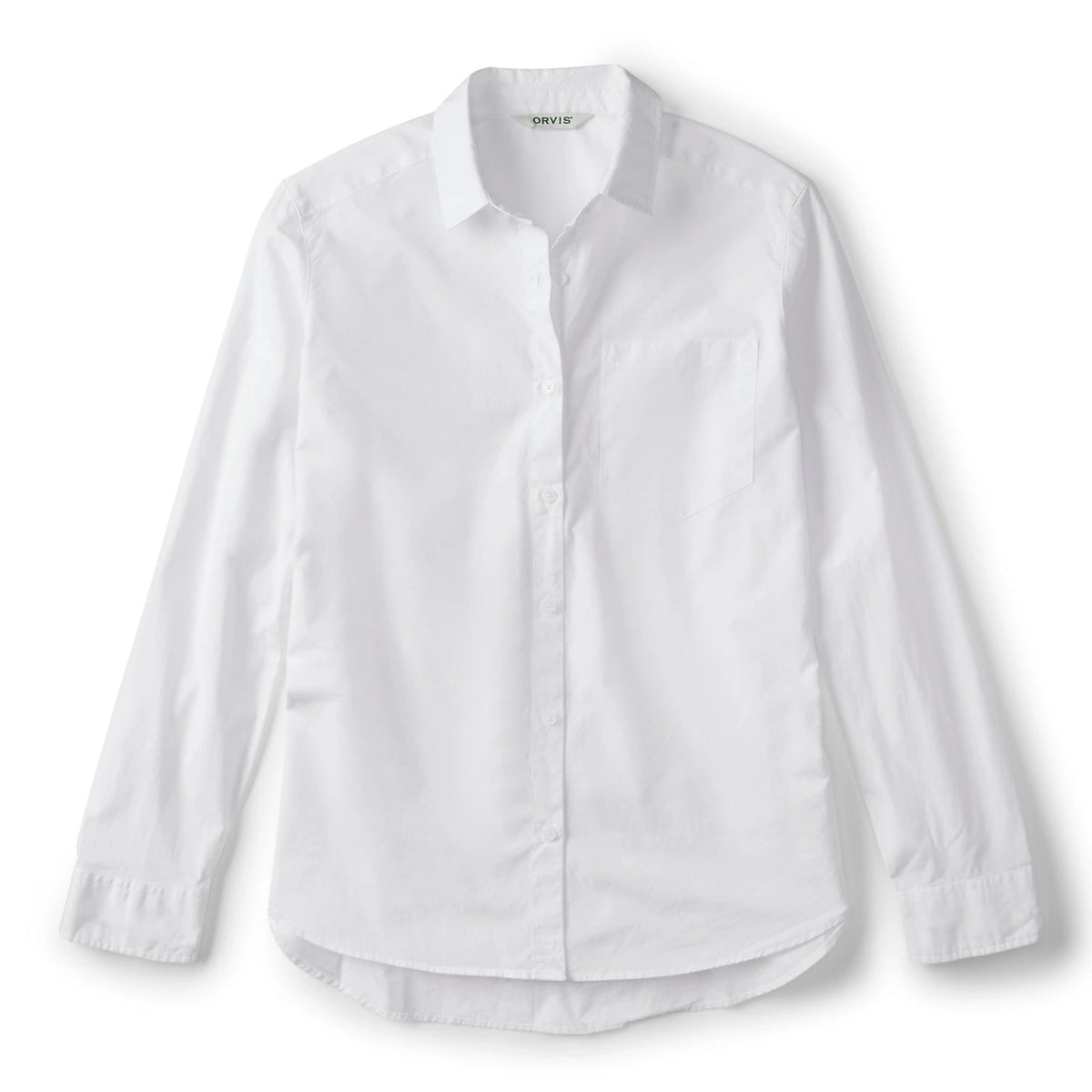 Orvis Limited Edition -Women's Heritage Poplin Garment-Dyed Long-Sleeve Shirt