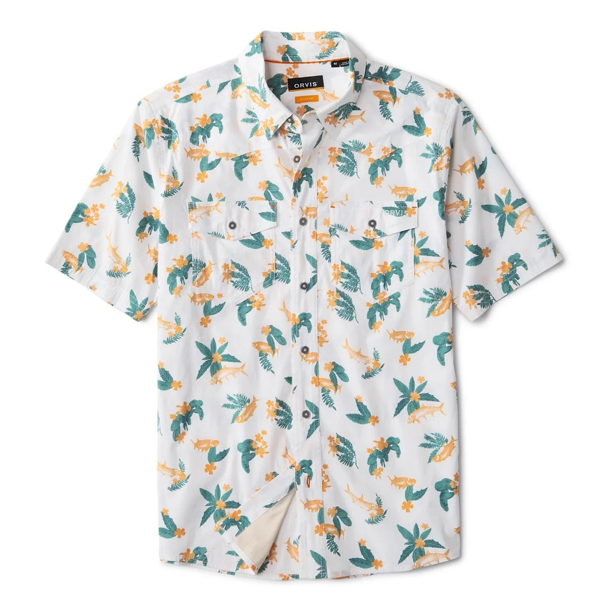 Orvis Budget Friendly - Men's River Guide Printed Short-Sleeve Western Shirt 2.0