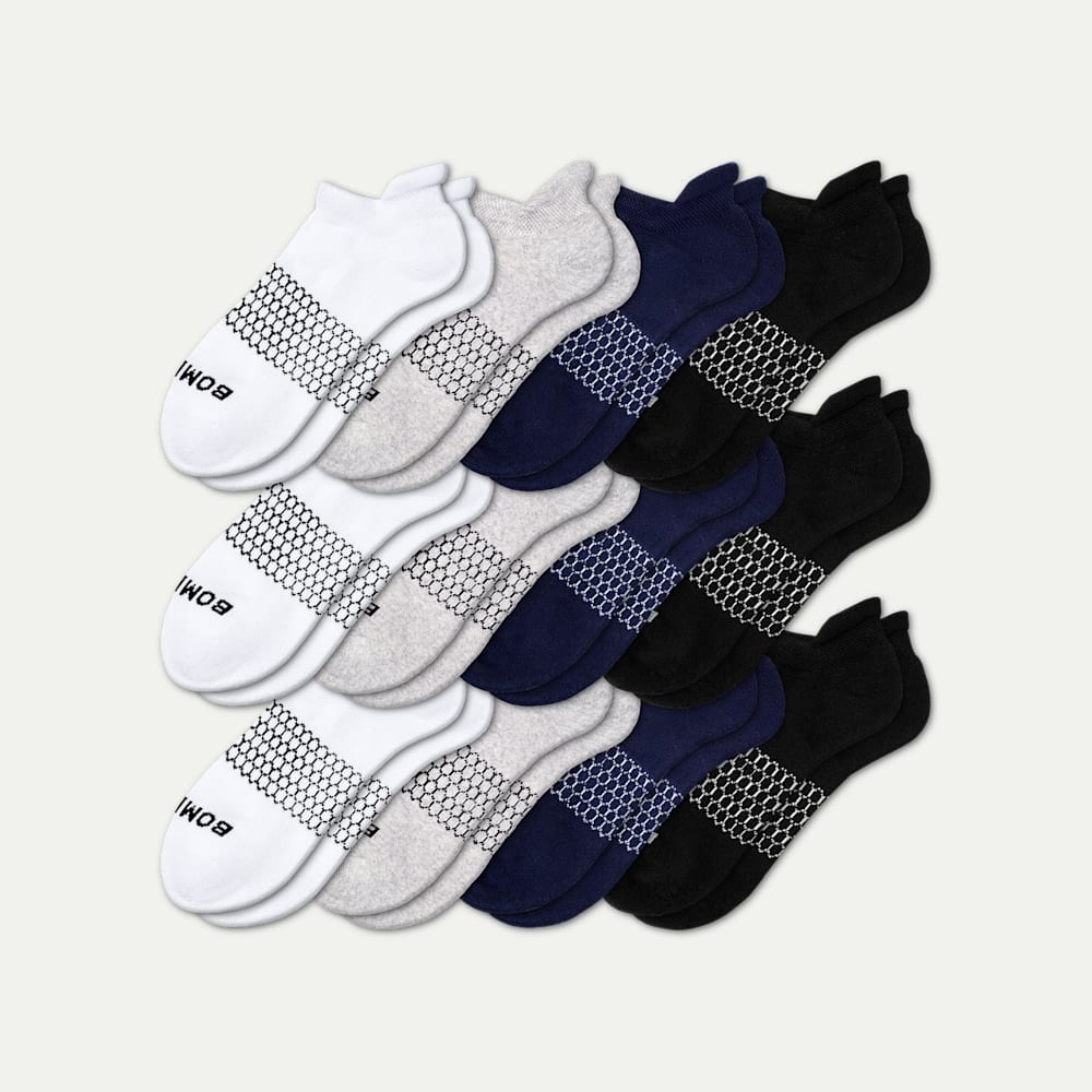 Men's Ankle Sock 12-Pack - solids - 4