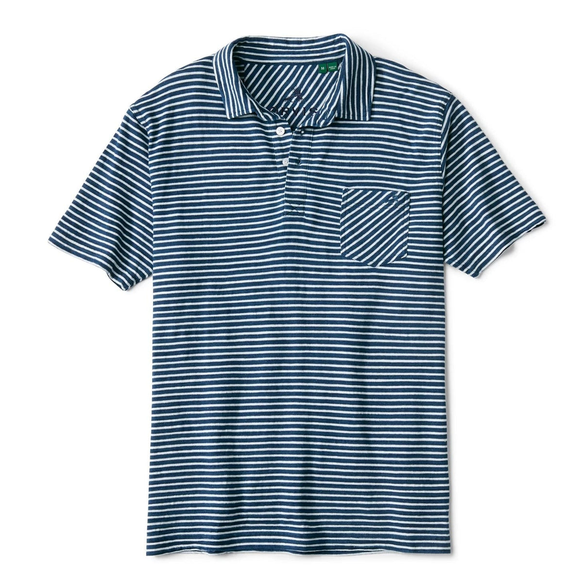 Orvis Popular Choice - Angler's Indigo Striped Polo