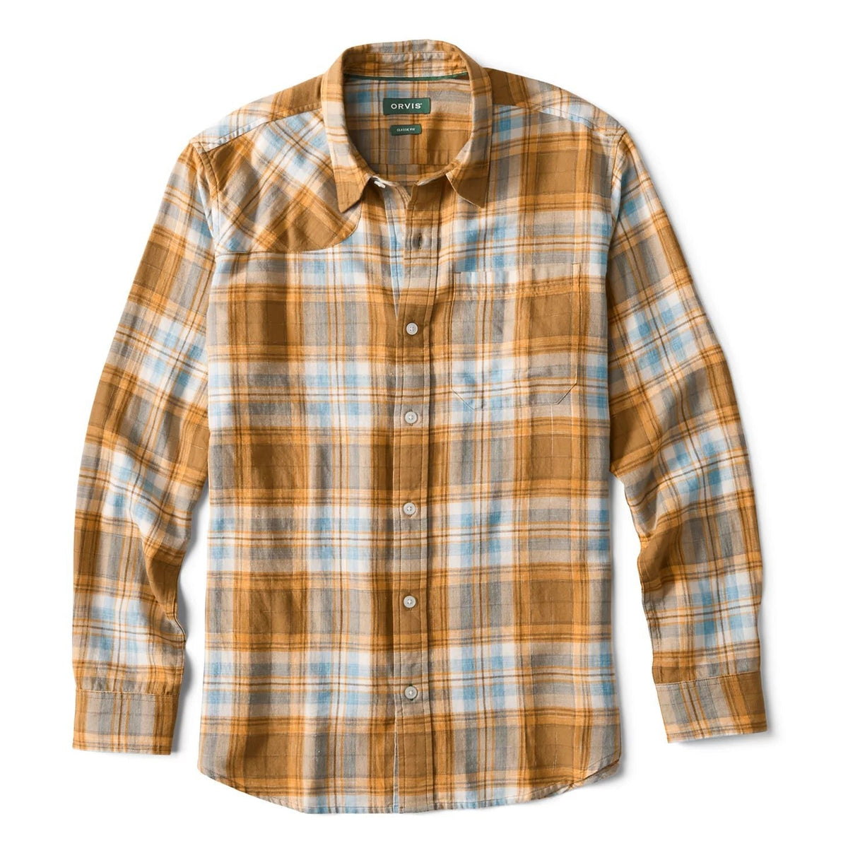Orvis Great Deal - Space-Dyed Plaid Long-Sleeve Shirt
