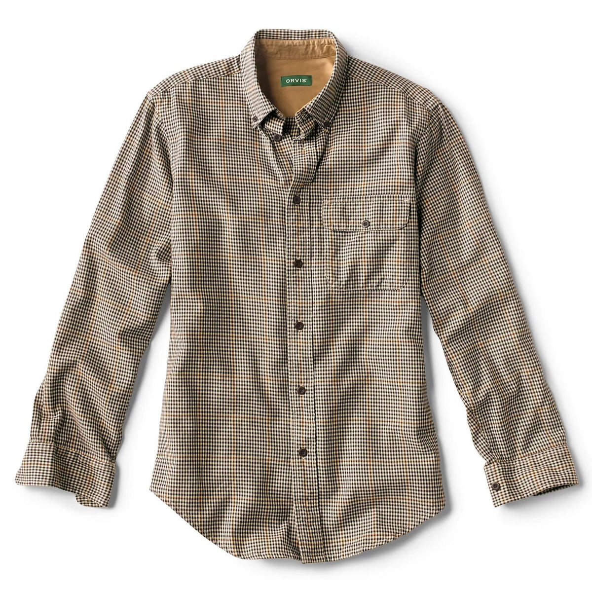 Orvis Best Seller - Spencer Houndstooth Pure Cotton Long-Sleeve Shirt