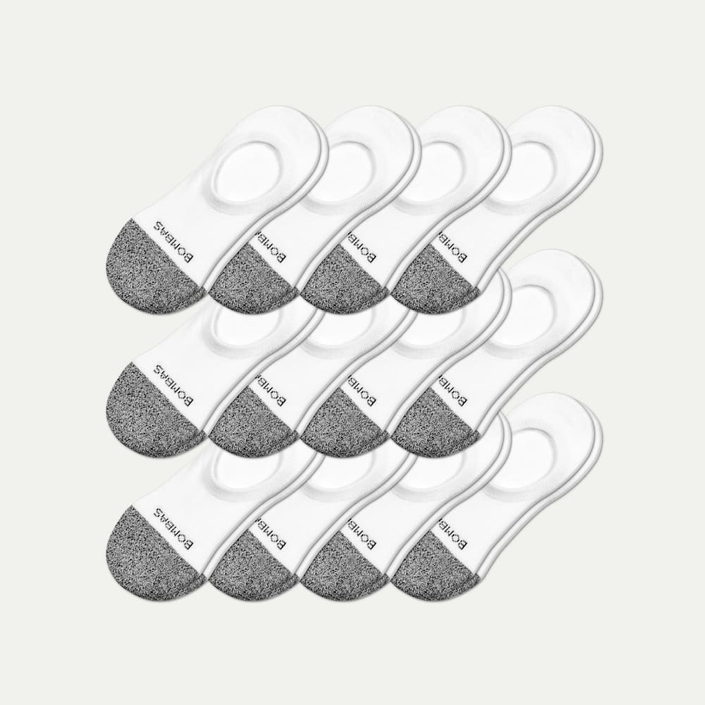 Men's Cushioned No Show Sock 12-Pack - white - 3