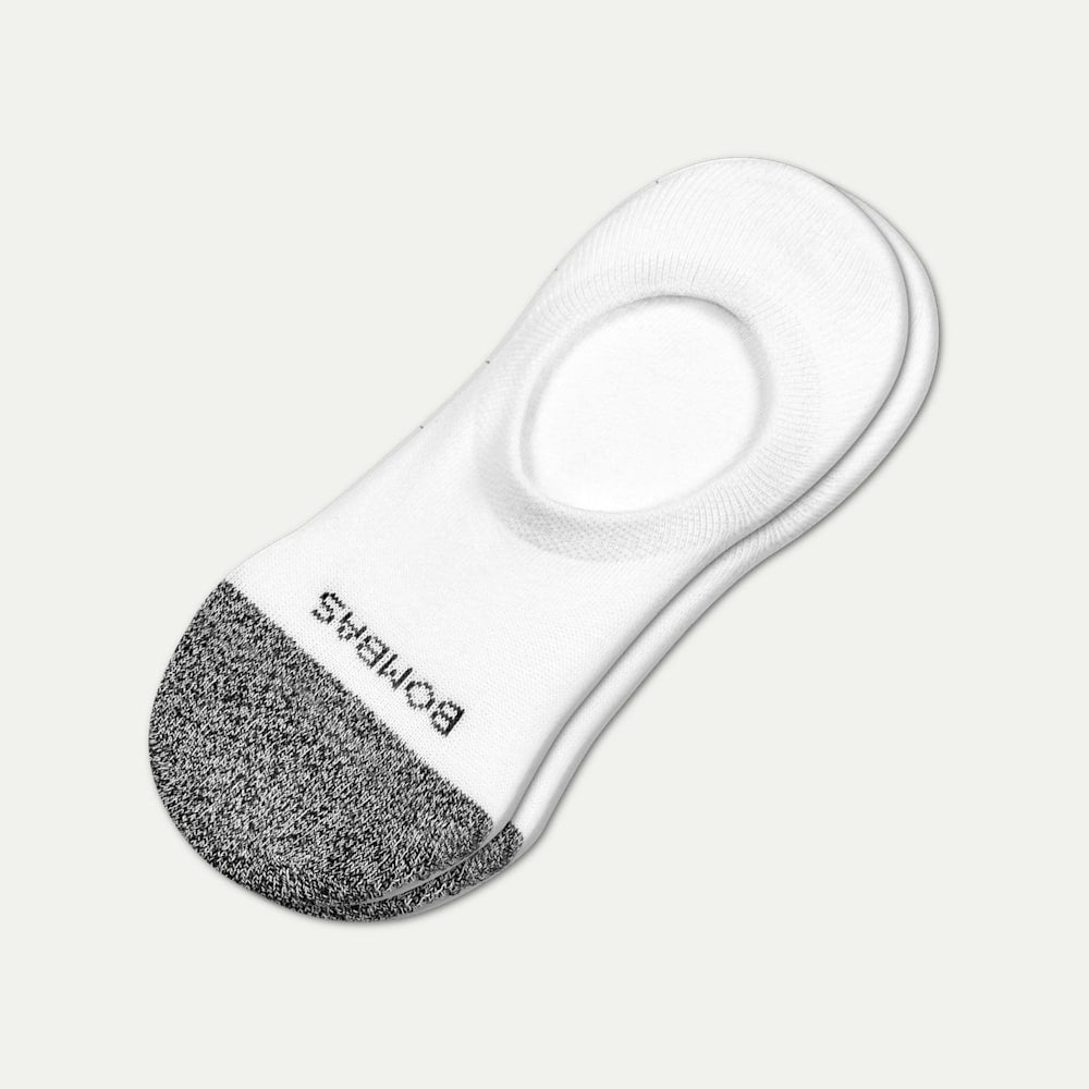 Men's Cushioned No Show Socks - white - 4