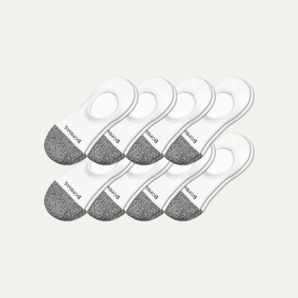 Men's Cushioned No Show Sock 8-Pack - white - 2