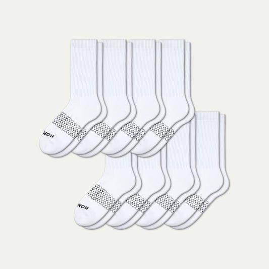Men's Calf Sock 8-Pack - white - 10