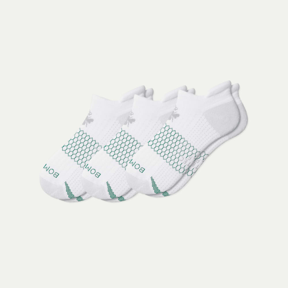 Women's Golf Ankle Sock 3-Pack Bright White L