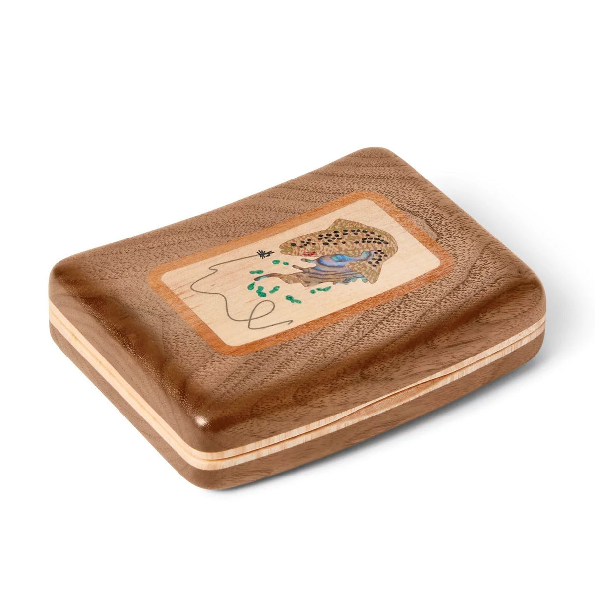Orvis Best Seller - A.L. Swanson River Series Fly Boxes - Wood Inlay