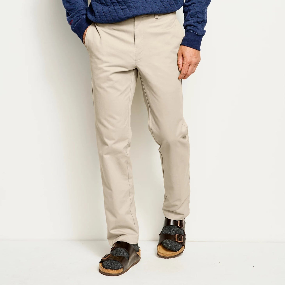 Orvis Limited Edition -Ultimate Khakis Trim Fit Plain-Front Pants