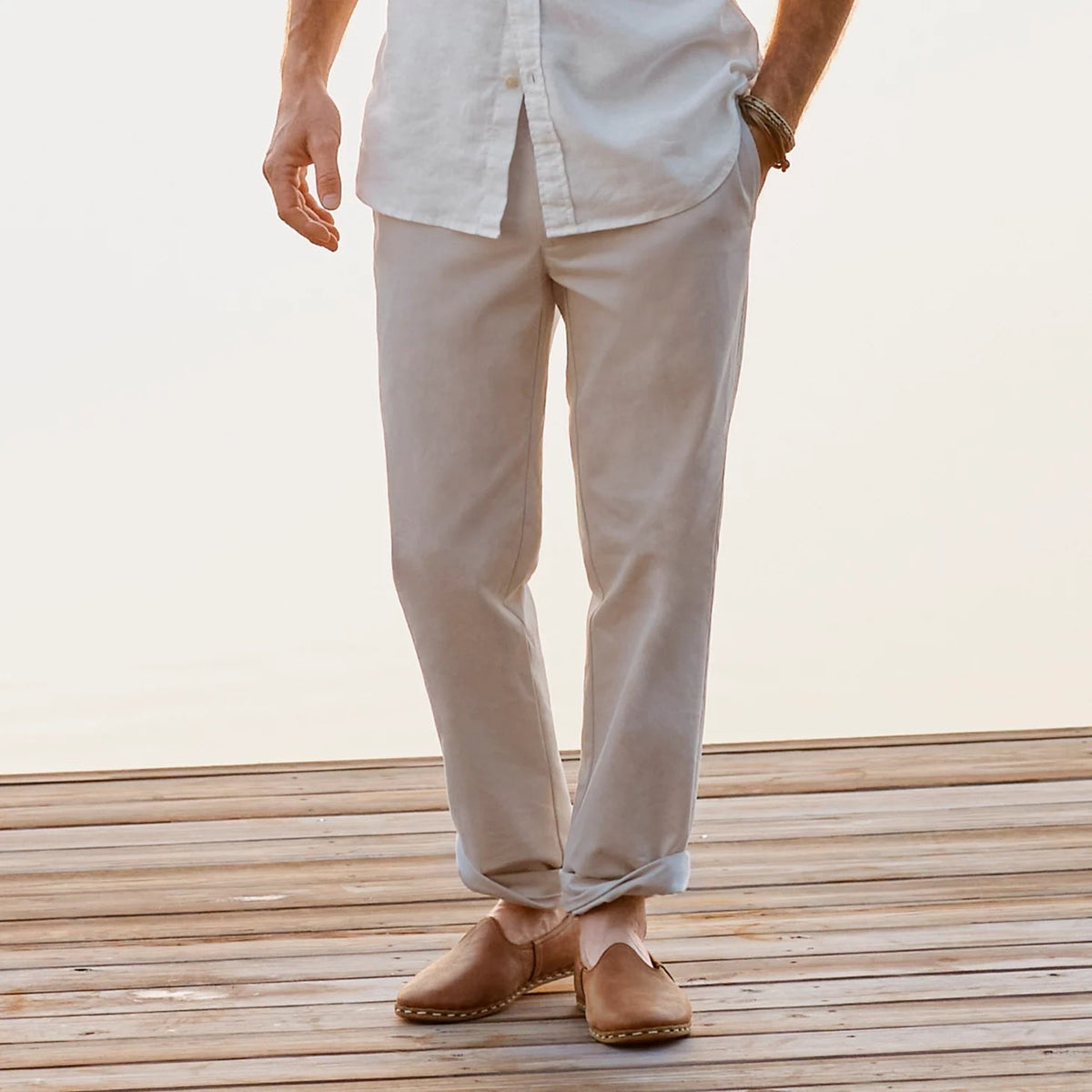 Orvis Limited Edition -Ultimate Khakis Trim Fit Plain-Front Pants