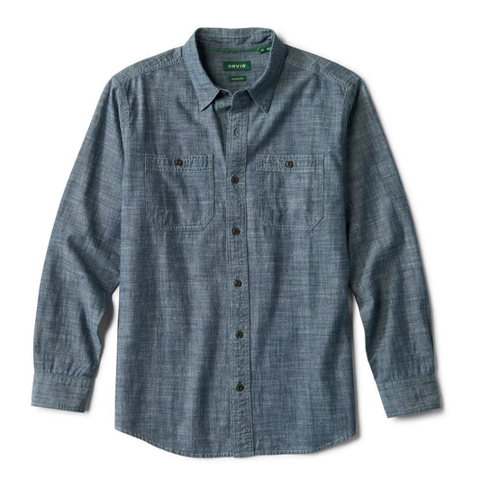 Orvis Customer Favorite -Men's Chambray Long-Sleeve Work Shirt